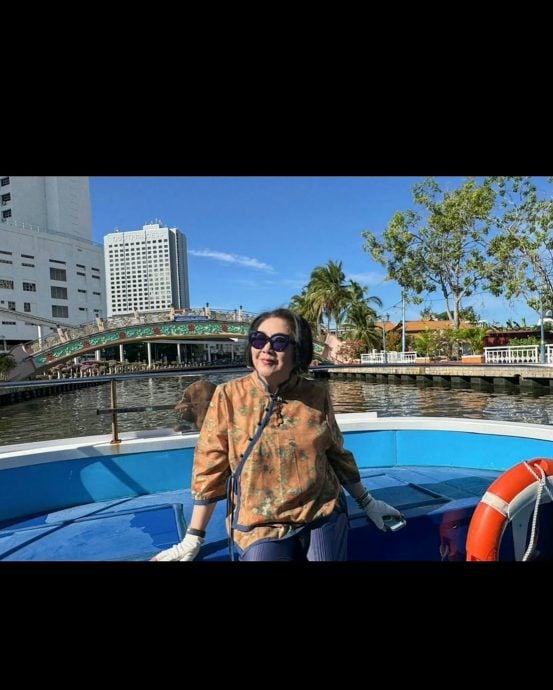 李司棋畅游马六甲 即兴街头表演