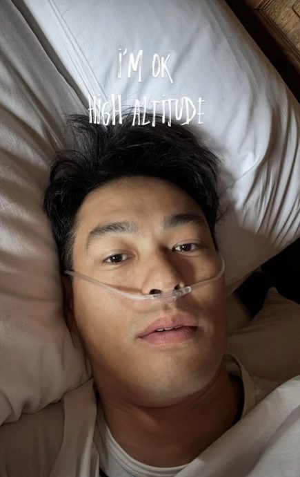 杨祐宁卧床插氧鼻管 亲回35字泄身体现况