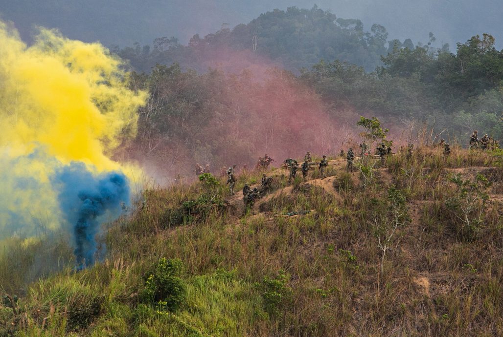 枪击 爆破 丛林野战 直升机出击…… 马美澳战略性军演