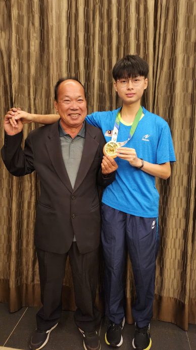 森乒新苗勇夺亚洲赛少年男双铜牌 黄郁燊吁家长培育孩子潜能