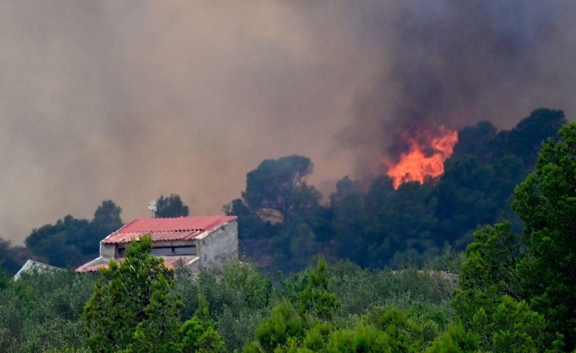 欧洲野火狂烧 法国马赛机场关闭 西班牙逾1.8万人居家避难