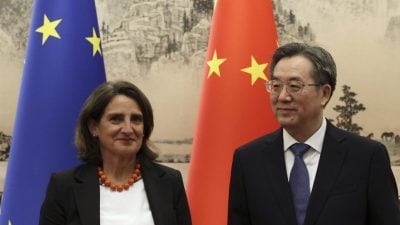 欧盟副主席：寻求与中国在绿能领域公平竞争