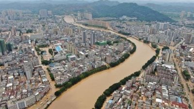 水旱灾恐极端化 中国官方：未来一个月防汛防台风形势不容乐观