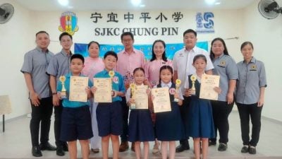 波德申县华小华语演讲比赛  老港中华华小 吴芮夺冠  