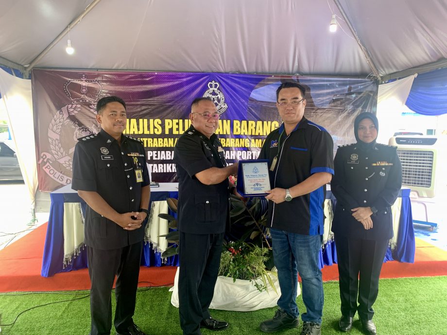 波德申警方销毁近百万令吉赃物 涉及286宗刑案