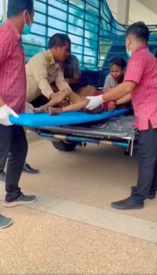 泰柬边境冲突/孙子浴血昏迷 祖母哀号求救