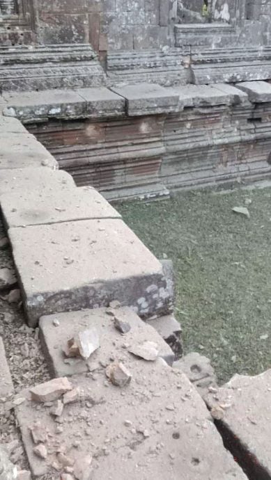 泰空袭波及世界文化遗产 柏威夏古迹严重受损 