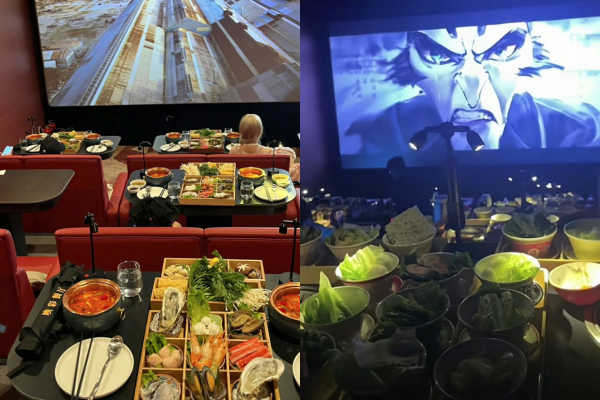 海鲜都有！中国多家影厅推“火锅电影院”　