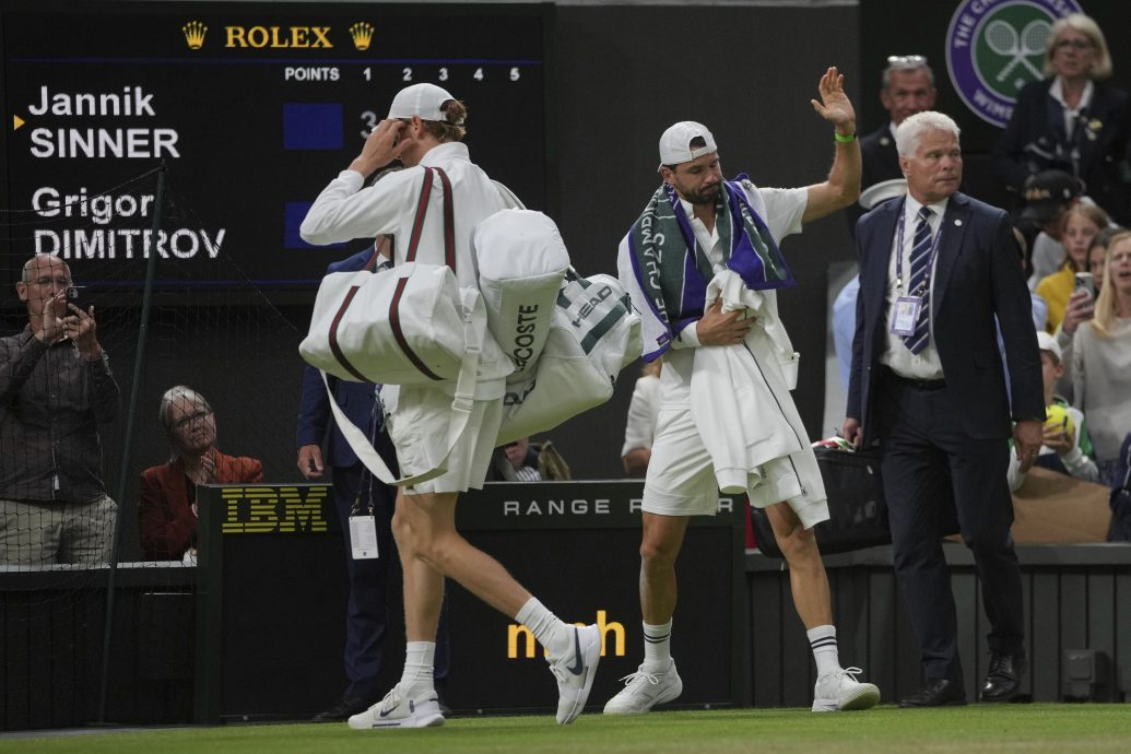 温网| 迪米两盘领先世界第一悲情退赛  辛纳躲过一劫进晋强