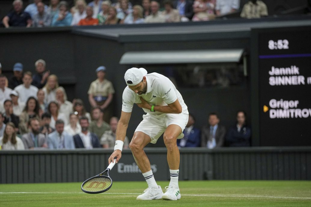 温网| 迪米两盘领先世界第一悲情退赛  辛纳躲过一劫进晋强