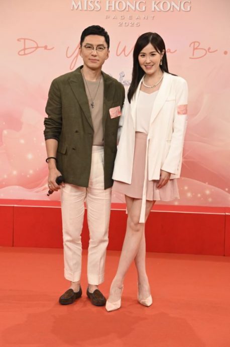 港姐2025|14佳丽来槟拍外景 袁伟豪刘佩玥同行