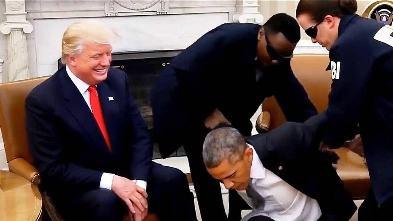 特朗普发奥“巴马被捕入狱”AI视频 疑为爱泼斯坦案转移视线
