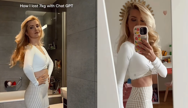 用ChatGPT帮忙减肥　女子每天发一讯息“1个月减掉7公斤”