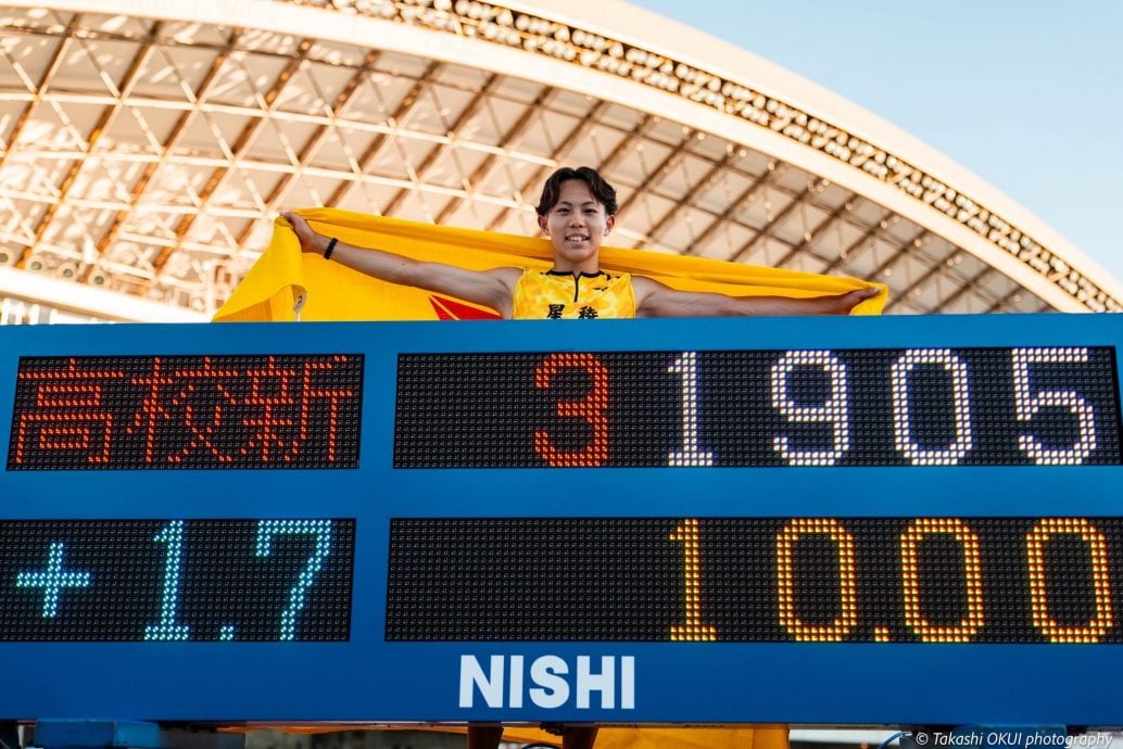 男百米创U18世界纪录 日16岁少年超越年少博尔特