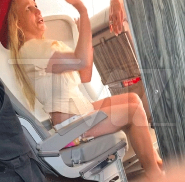 疑没按时服药情绪不稳 碧妮史毕丝飞机吸烟被捕