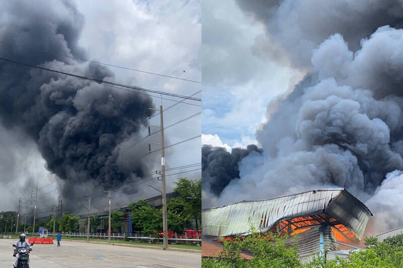 百人急逃!泰国卫生纸厂陷火海 至少8死、2失联、20多伤