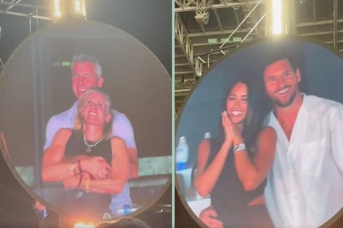 看coldplay演唱会被镜头捕抓 梅西获赞史上最伟大运动员