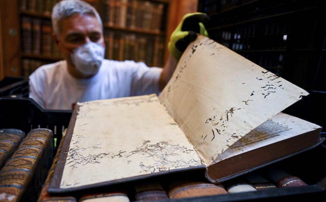 窃蠹虫入侵 匈牙利10万本古书“千疮百孔”