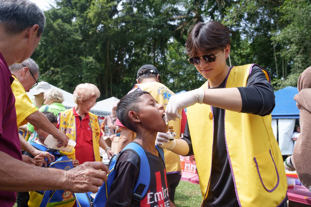 筹集10万联手狮子会 16岁刘宏霖带队送暖原住民