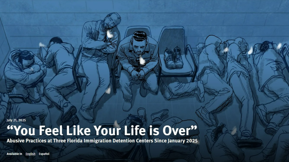 缚手跪地如狗般进食、马桶秽物满溢 人权观察:美拘留所给移民非人待遇