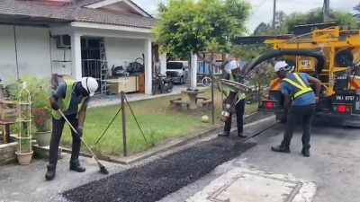 芙市政厅喷射式路面修补技术 5个月完成517宗投诉