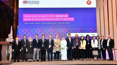启动卫生安全合作计划  英1亿助东盟提升医疗