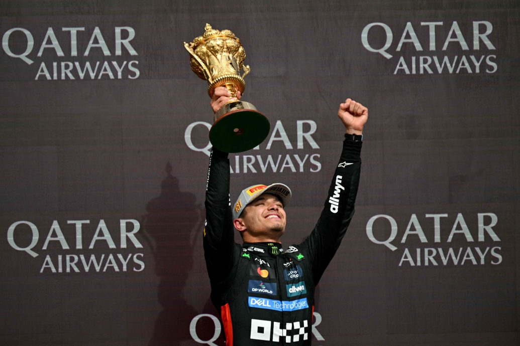 英国站F1|霍肯伯格第239场终首登颁奖台  诺里斯激动主场夺冠