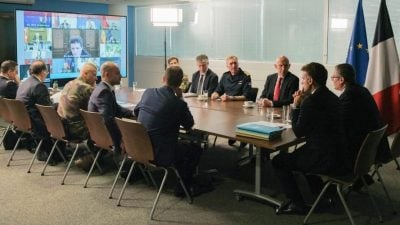 英法主导援乌“志愿者联盟”会议 美国首次参加