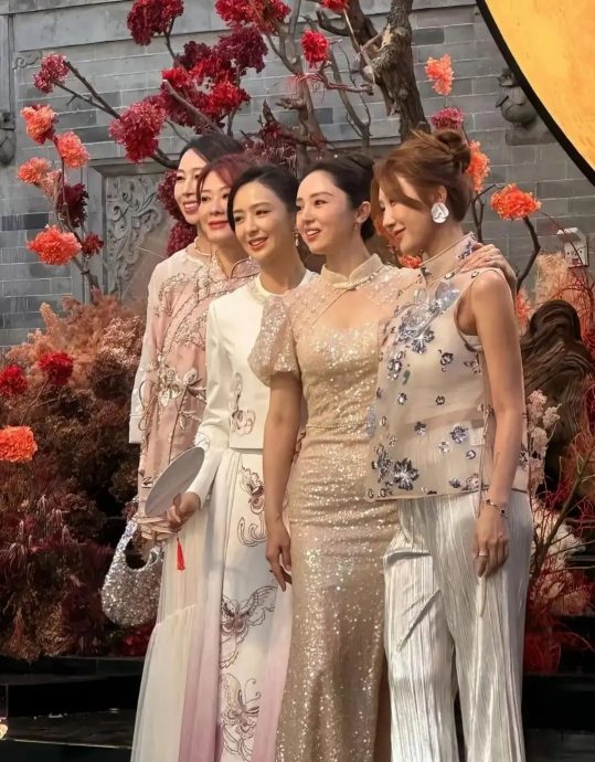 董璇张维伊婚宴敬酒照曝光 佟丽娅表情引发热议