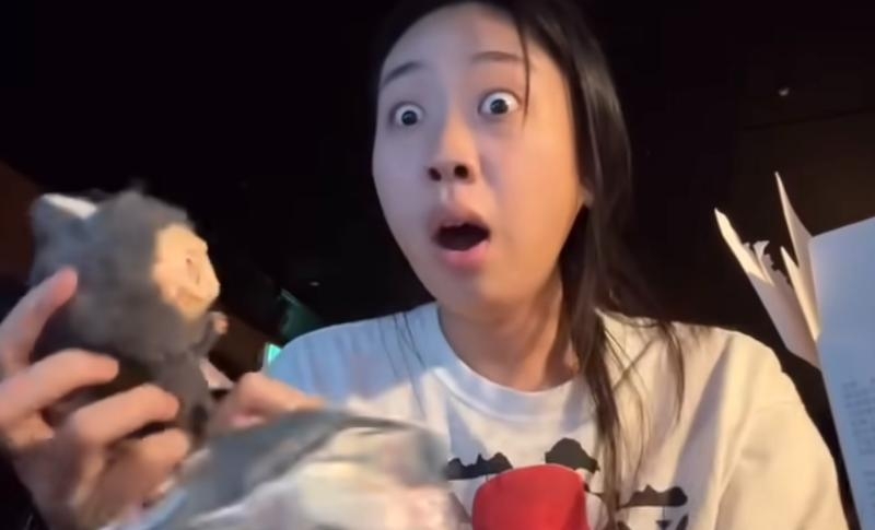 被“隐藏版Labubu”骗了 李泳知气到暴打假货