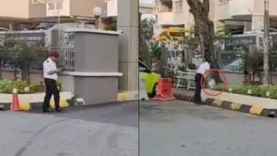 视频| 外卖仅放2分钟即被丢？ 保安扔住户餐点惹议
