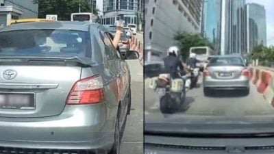 视频| 未打讯号灯被鸣笛竟挑衅 司机比中指下秒惨了！