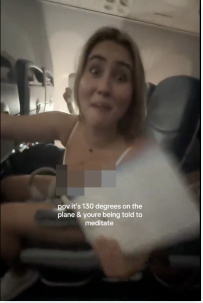 视频|空调故障机舱温度飙54度 空服员劝“冥想冷静”乘客傻眼