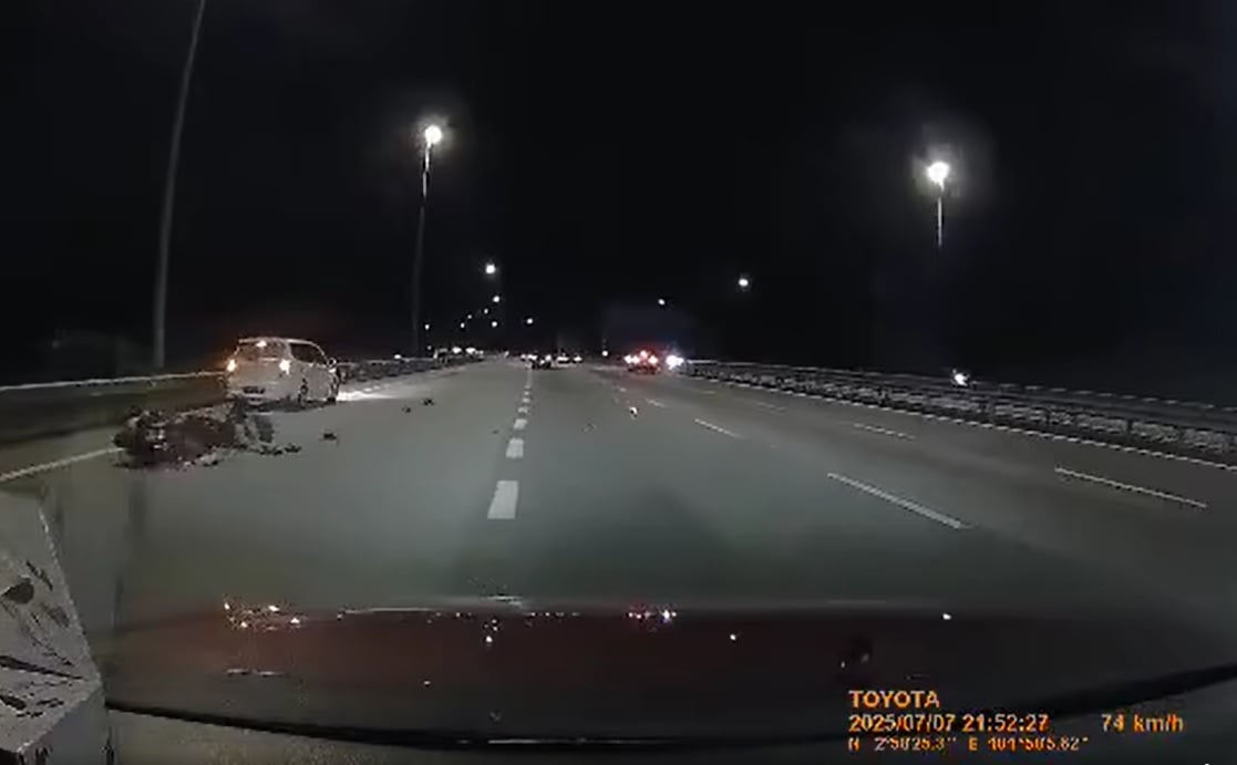 视频|骑摩托碰撞休旅车昏迷3天 妻发视频盼为夫讨公道