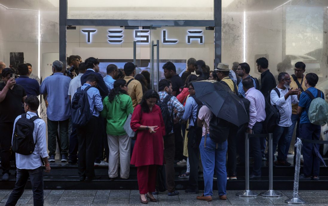 设于金融之都孟买 Tesla在印度首间展示厅开幕