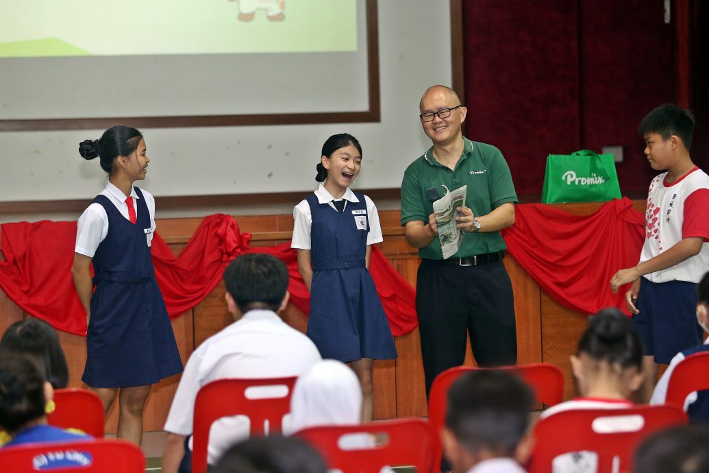 请签发（大北马）2025学生阅报计划有奖填字游戏第一期走入校园