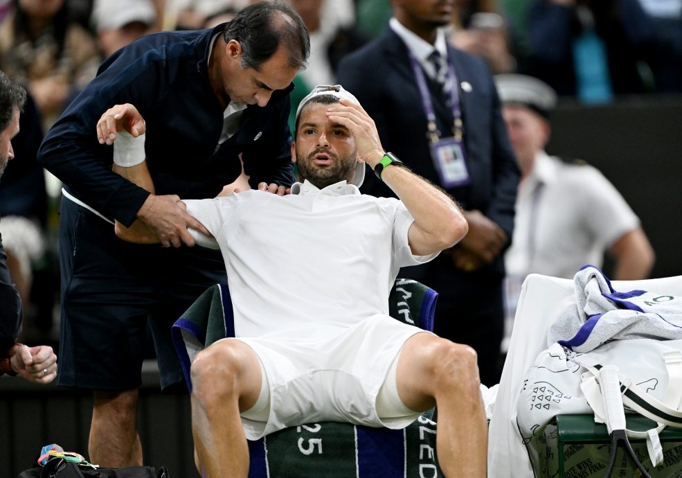 迪米因伤退出美网  连58站大满贯正赛终结