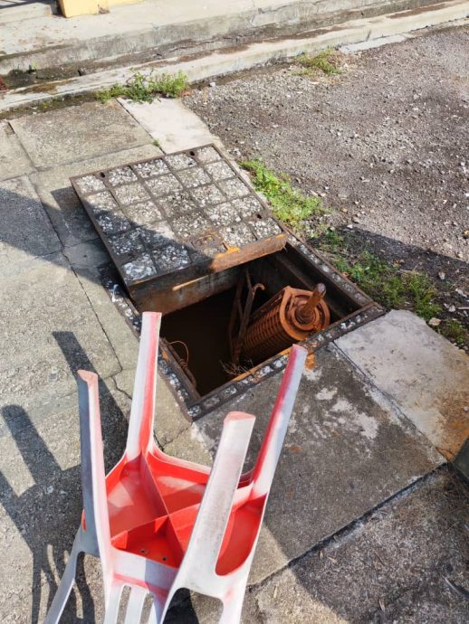 金宝园地下电缆遭割窃 管委会提醒注意安全