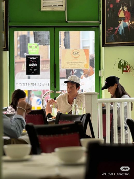 陈冠希陪妻女用餐被偷拍 性情大变网呼好意外