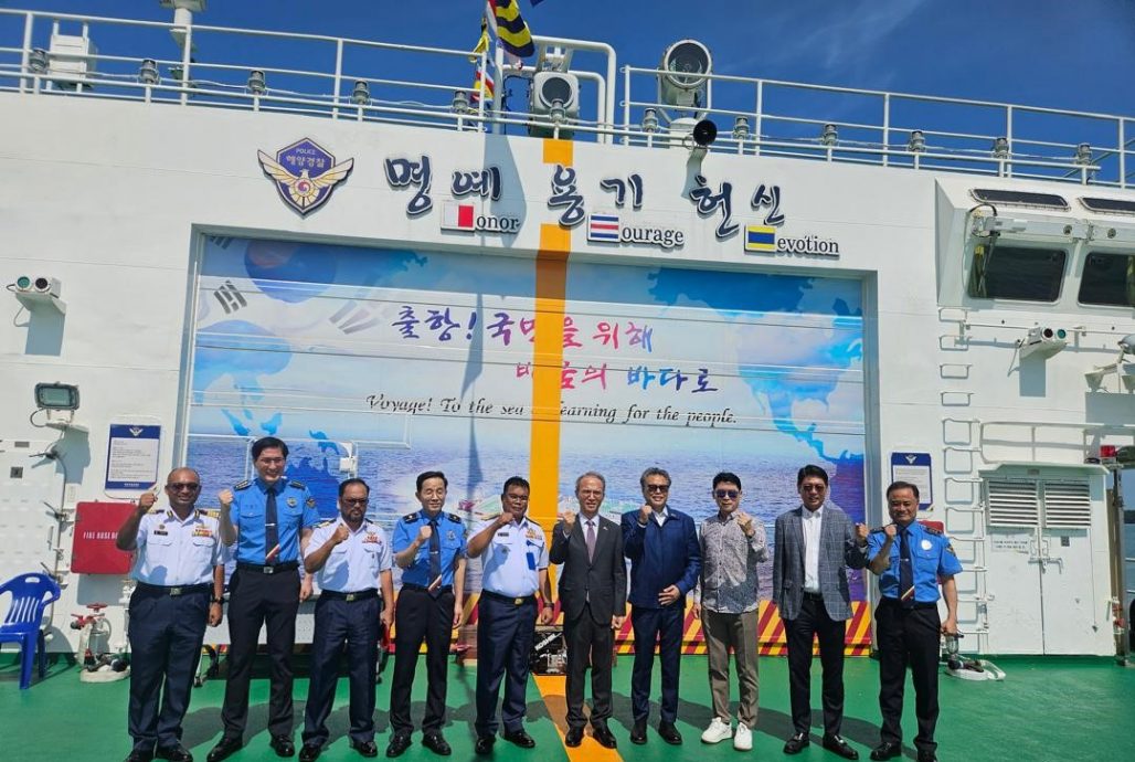 韩海警训练舰“巴达罗”睽违7年停靠巴生港