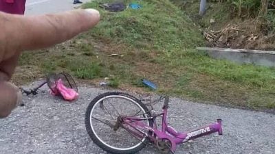 骑脚车去学校食堂上班遭撞后逃 老妇遭罗里辗毙