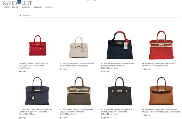 高仿品以假乱真 冲击各大奢侈品牌