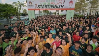 支持健康团结环保 1500人复蔬路跑缔记录