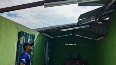 风灾掀走多地民宅屋顶   首长指示尽快援助