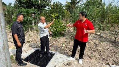 武吉波浪精明花园水沟提升   郭子毅盼减低水灾风险