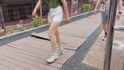 甲河木板走道屡修不好  刘志俍：建议改洋灰走道