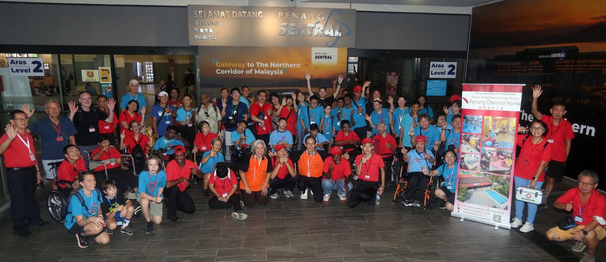 （大北马）主文/槟济世之家28残障人，搭槟渡轮难掩兴奋