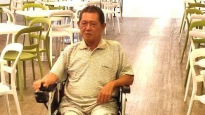 星洲媒体集团读者捐款   助方进春购买电动轮椅