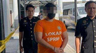 涉嫌向扣留犯索贿  见习警察被反贪会逮捕