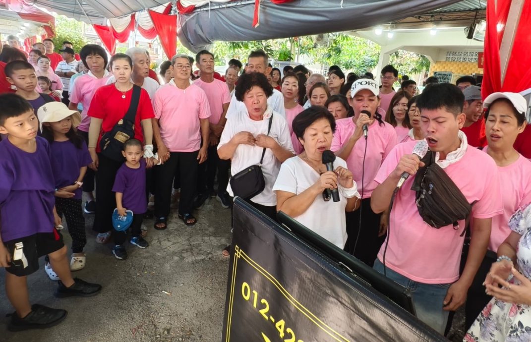 （大北马）爪夷村108岁人瑞陈玉琴举殡